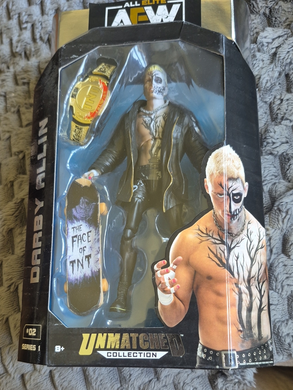 New In Box Darby Allin Black Trench Coat Jacket - Unmatched Collection.